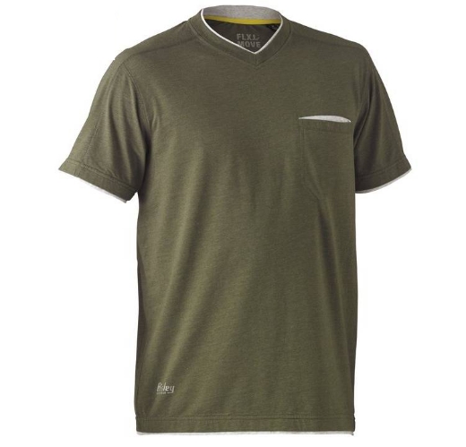 Picture of Bisley, Flx & Move™ Cotton V Neck Tee